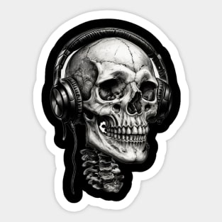 Skull Beats: Macabre Melodies Sticker